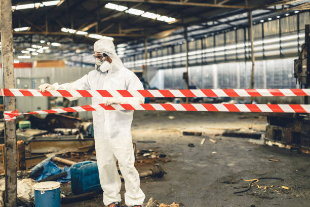 Professional Biohazard technician working in Combs, AR